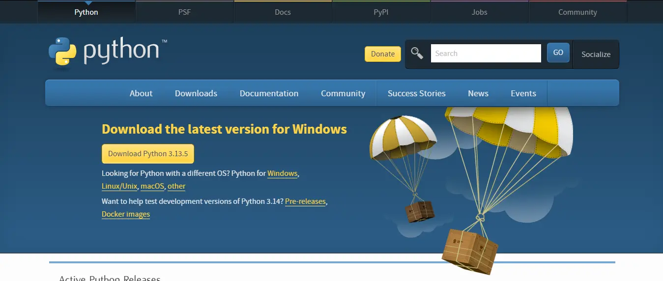Download Package Install Python Di Windows