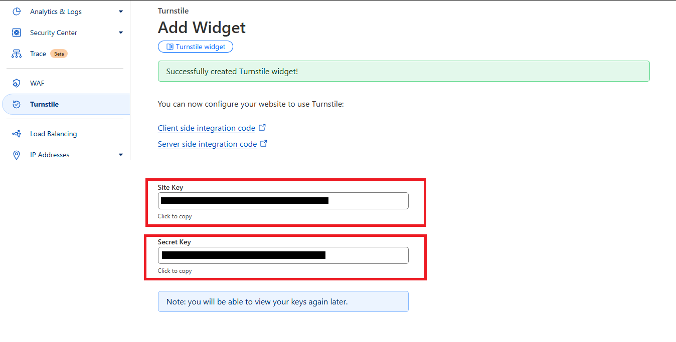 Paste Site dan Secret Key